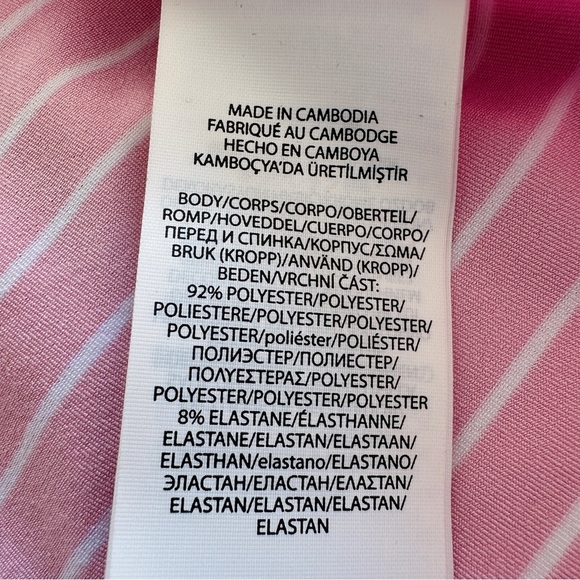 Polo Ralph Lauren Performance Shirt Men’s XL Pink Stripe Short Sleeve Wicking - Picture 6 of 13